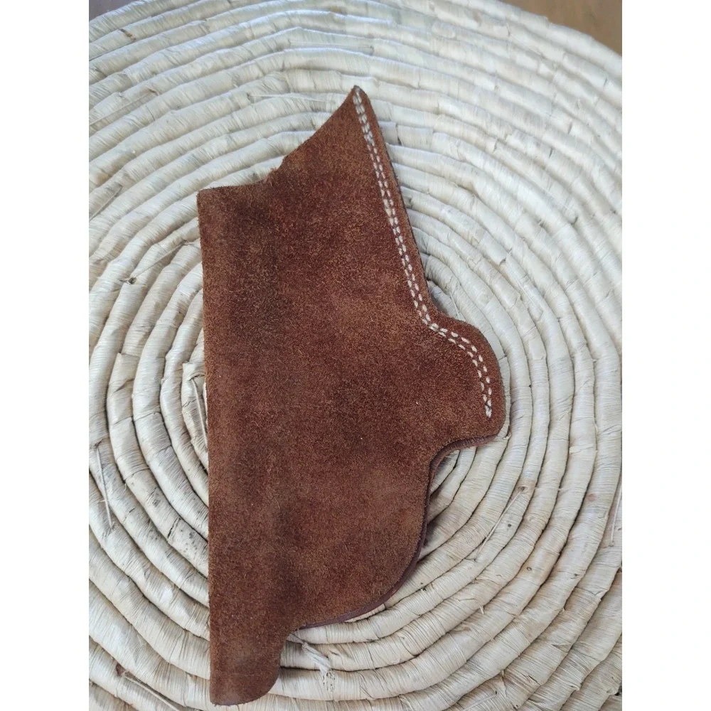 Vintage Bianchi Holster Gunleather Suede Leather Pistol Holder Belt Clip